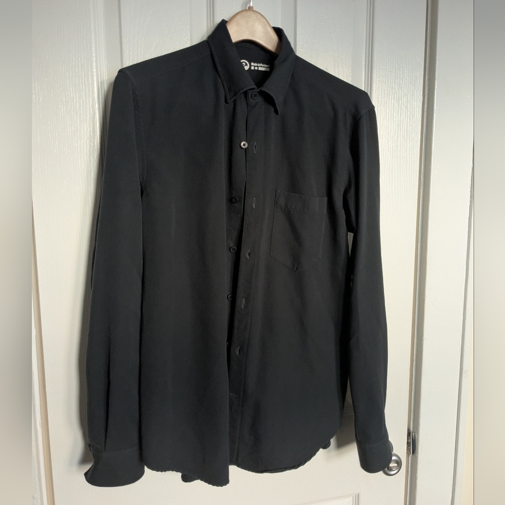 Men's Black Dress Shirt
